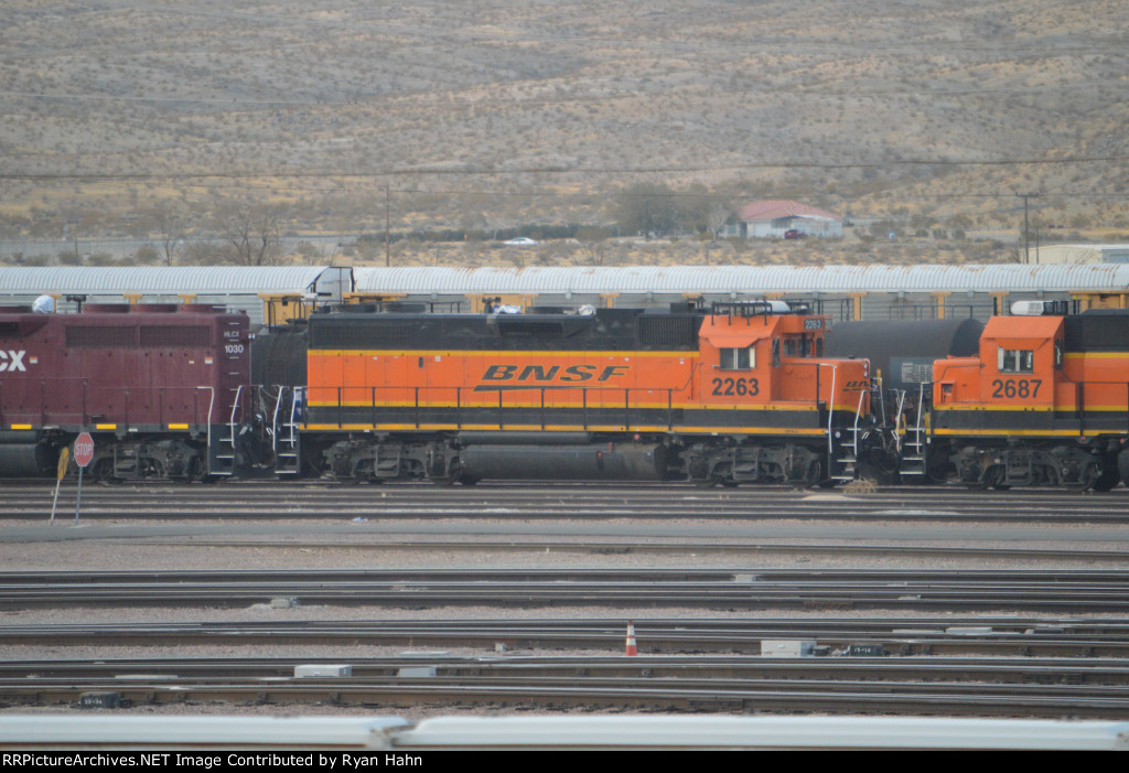 BNSF 2263 Stored